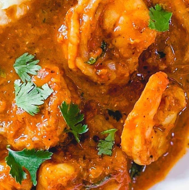 Shrimp Tikka Masala.